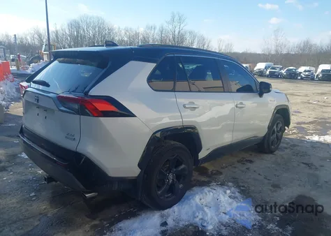 2020 Toyota Rav4 Hybrid Xse z USA, uszkodzony, nr VIN 2T3EWRFV8LW071975